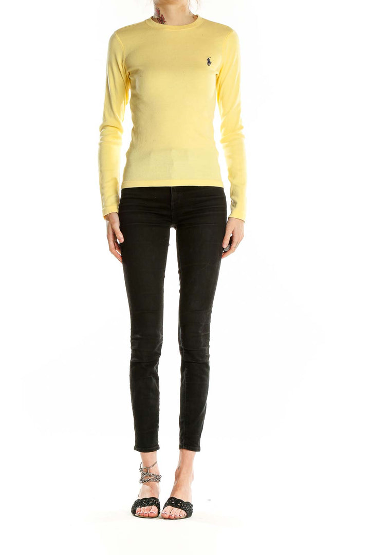 Yellow Long Sleeve Top