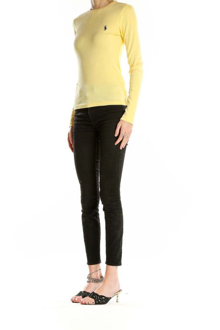 Yellow Long Sleeve Top