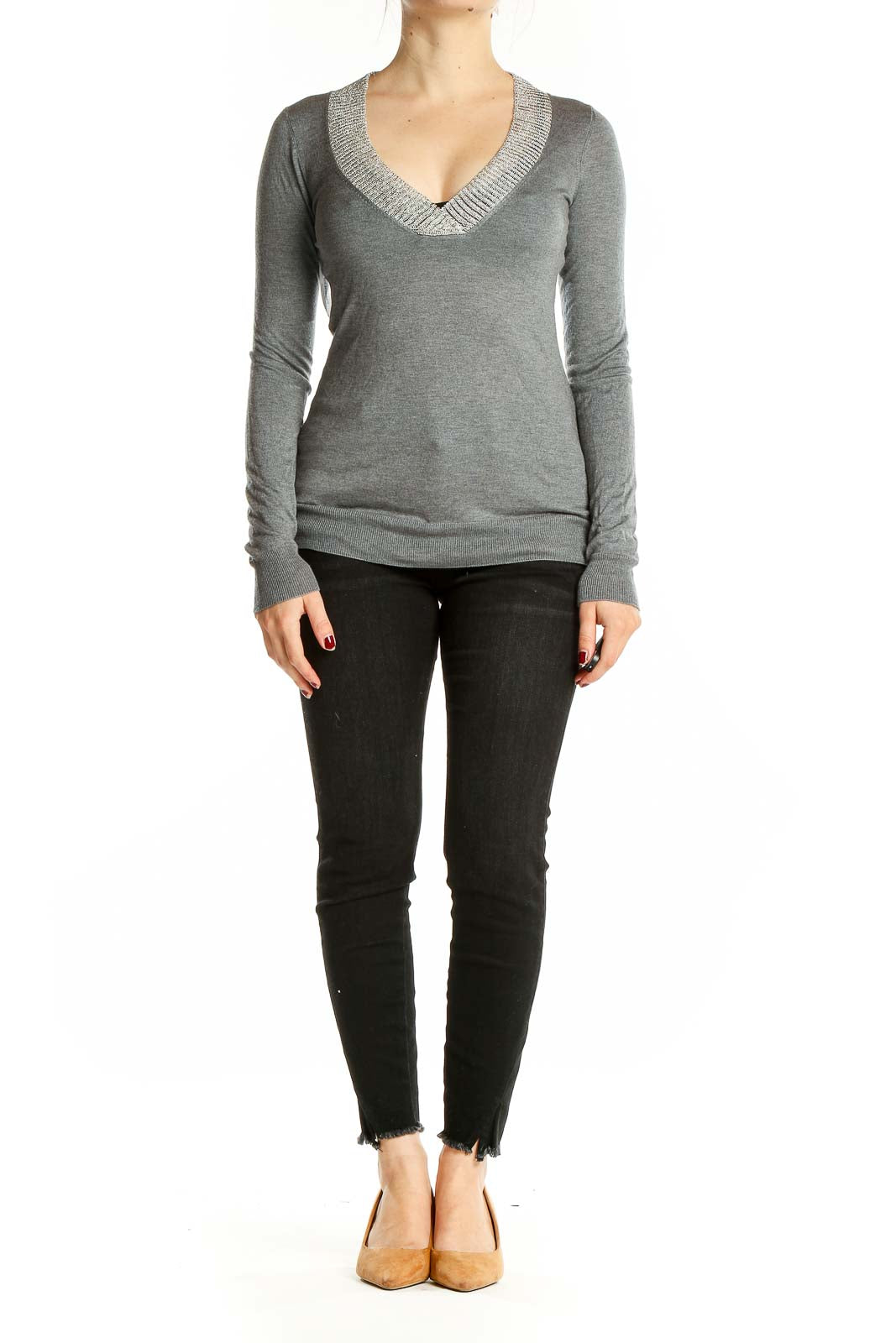 トップス Matin Avenir Sweater Gray Men_s_24SkiClubSweater_Grey.