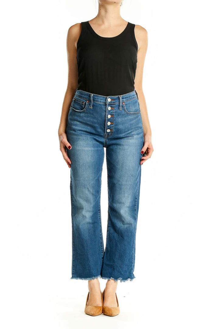 Blue Dark Rinse Jeans