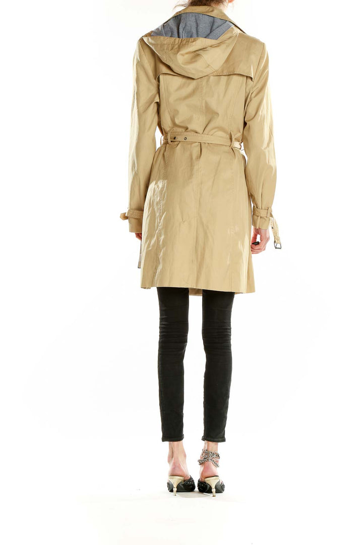 Neutral Double Breasted Trenchcoat