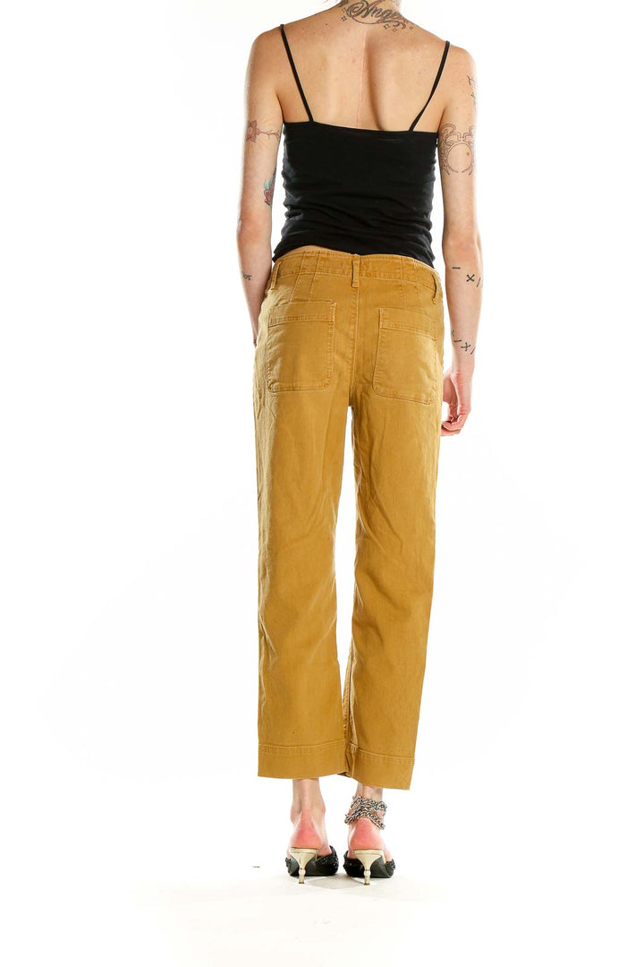 Yellow Slim Pants