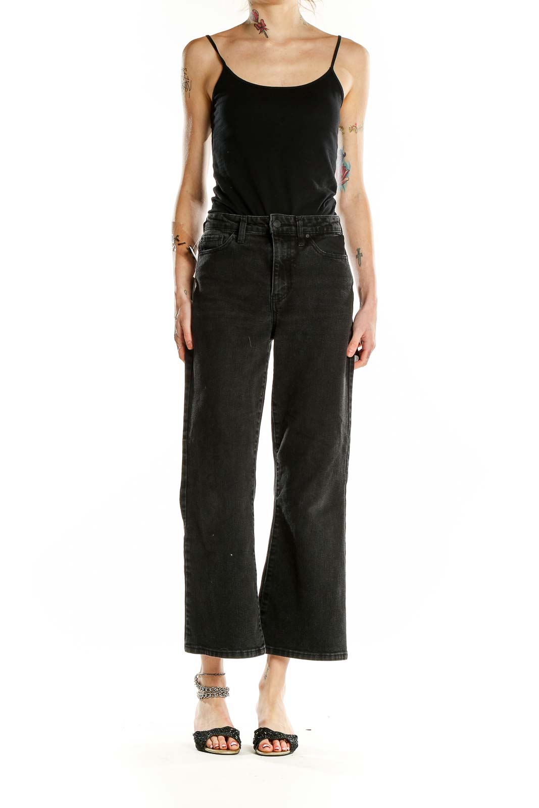 Black Wide Leg Jeans