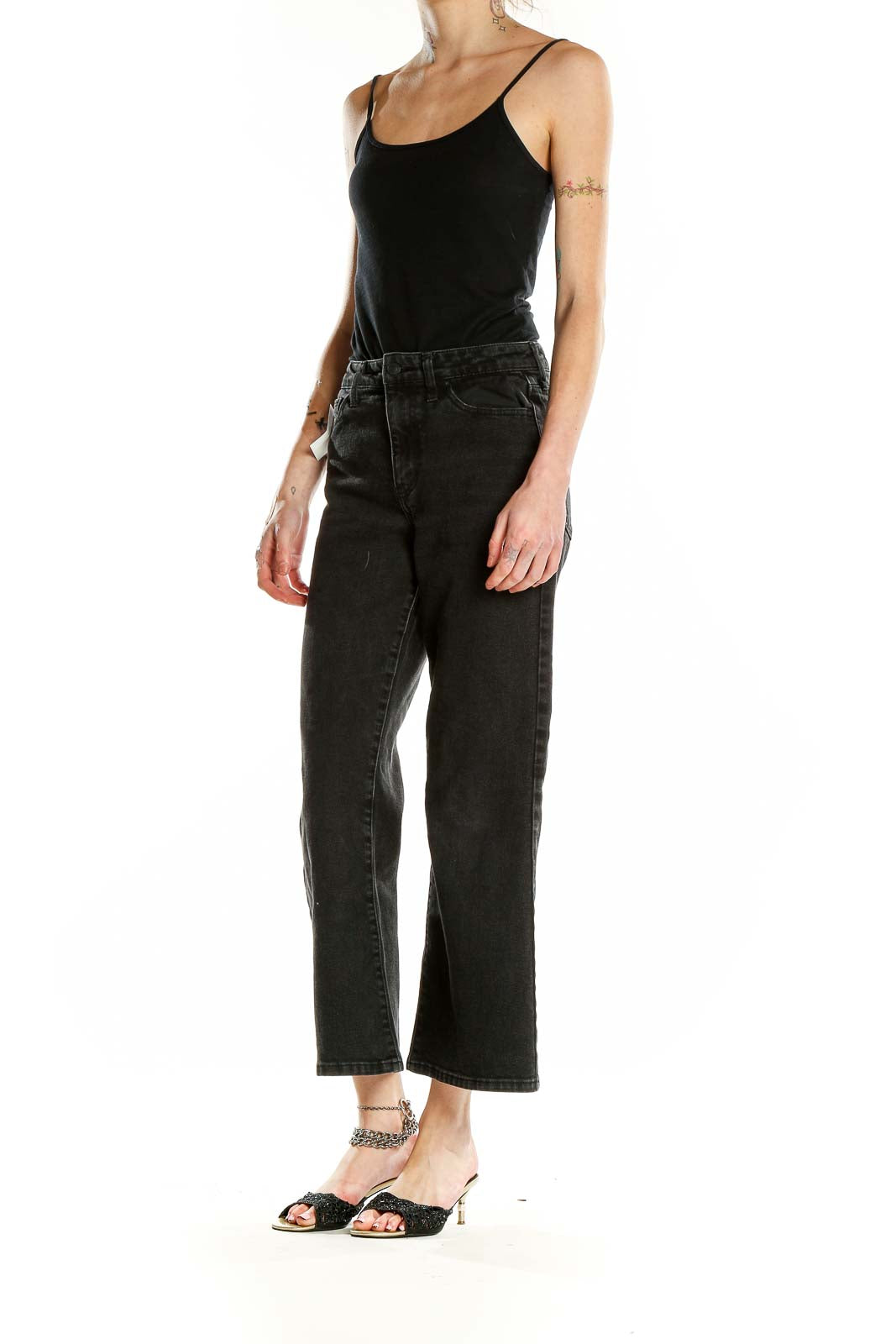 Black Wide Leg Jeans