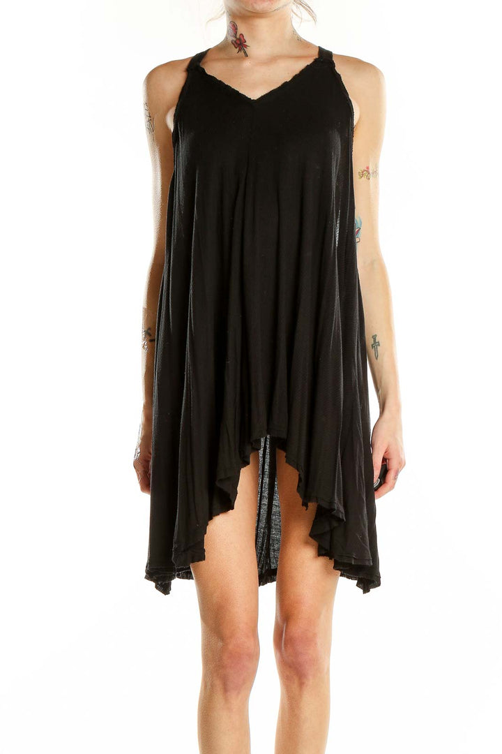 Black Flare Bohemian Sleeveless Dress