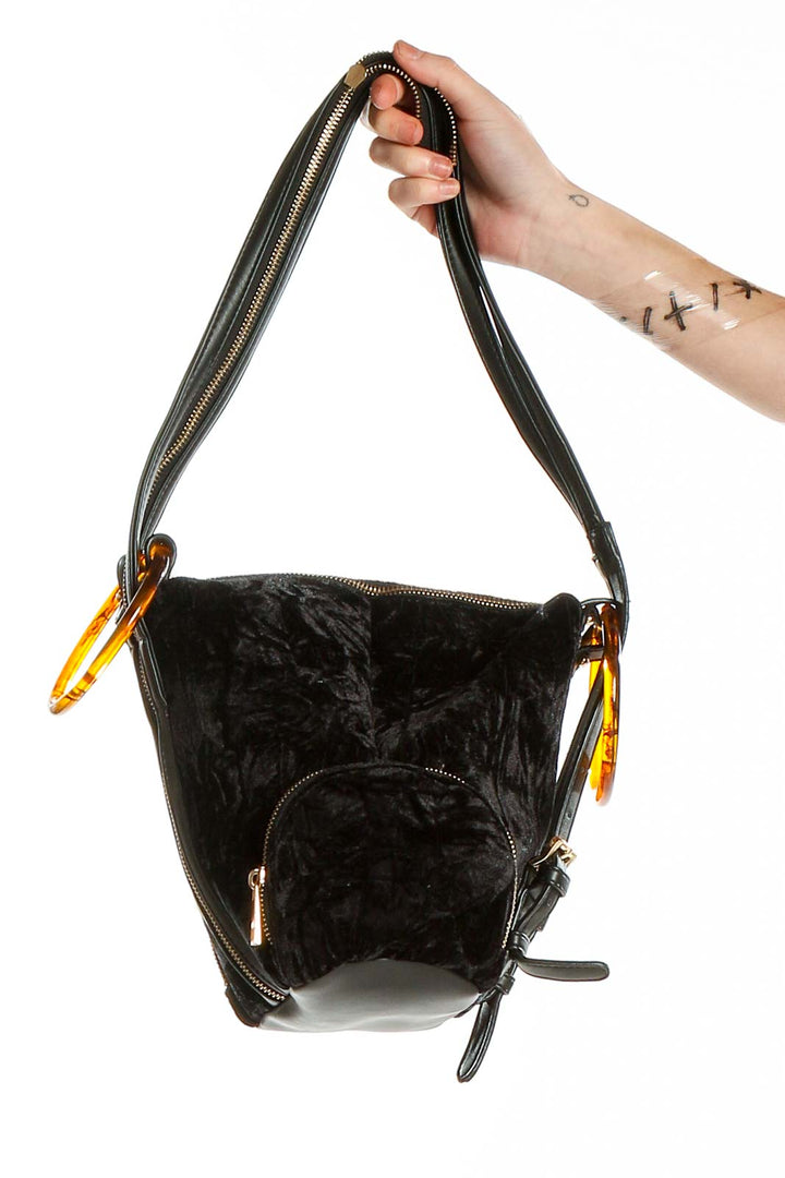 Black Velour Bag