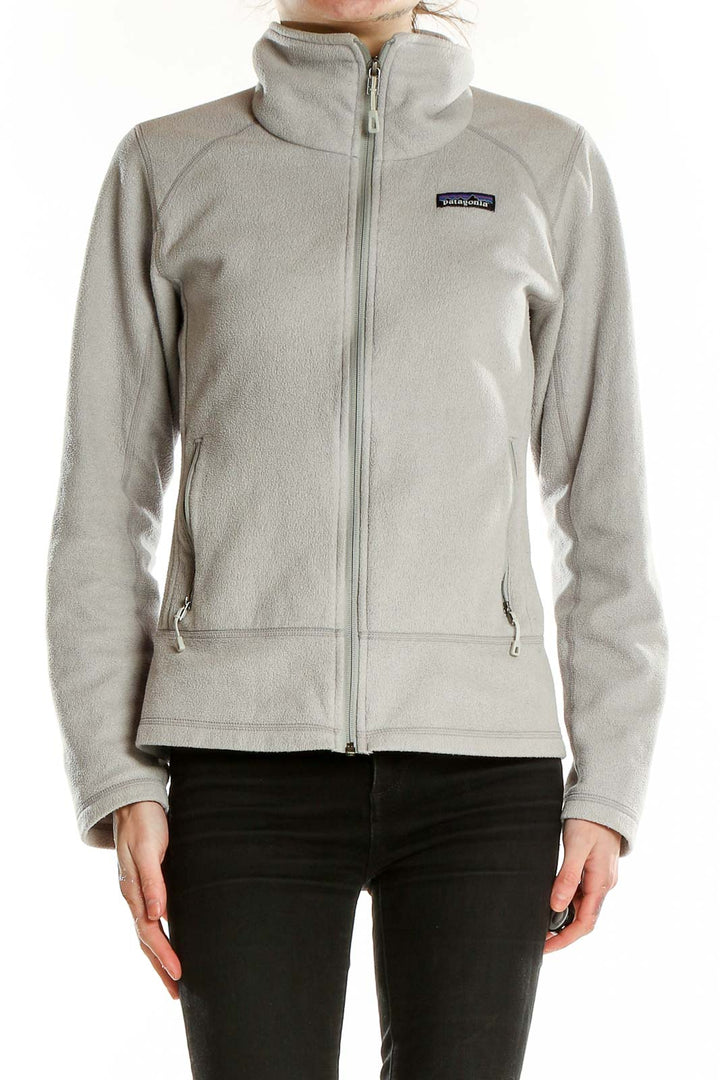 Gray Fleece Jacket