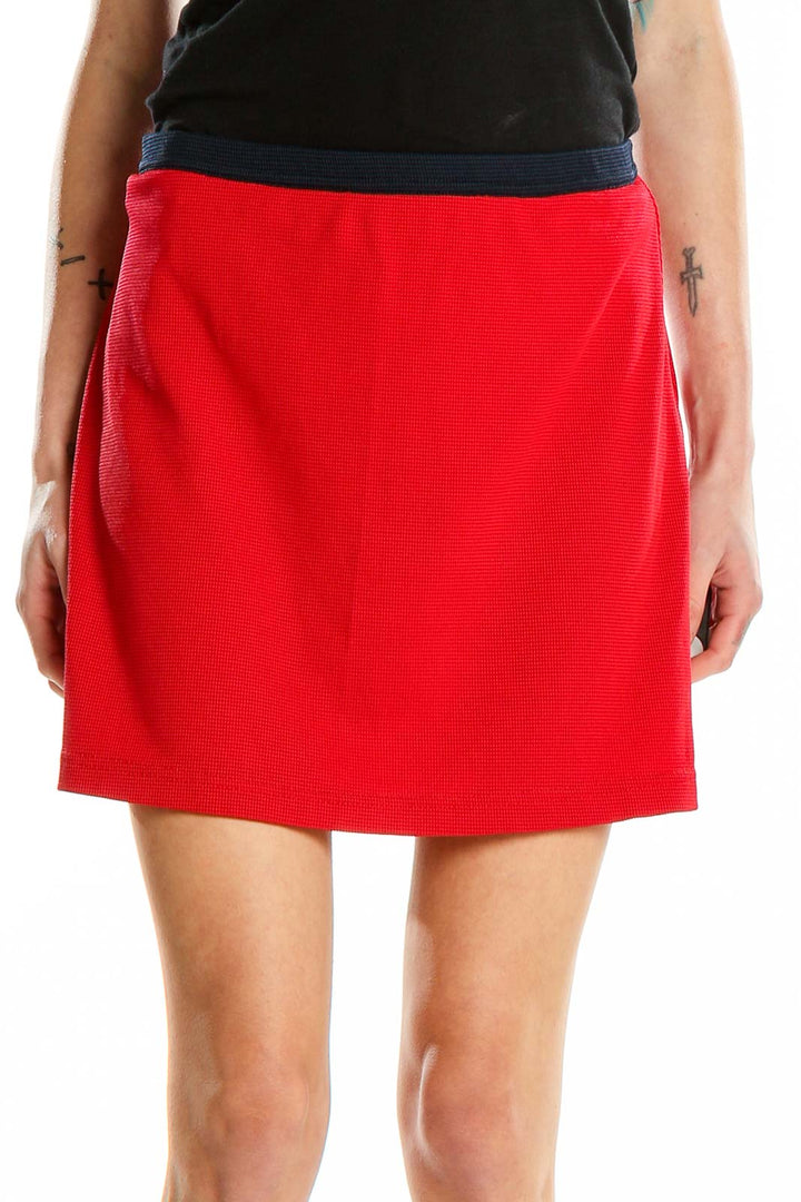 Red Vintage Mini Skirt