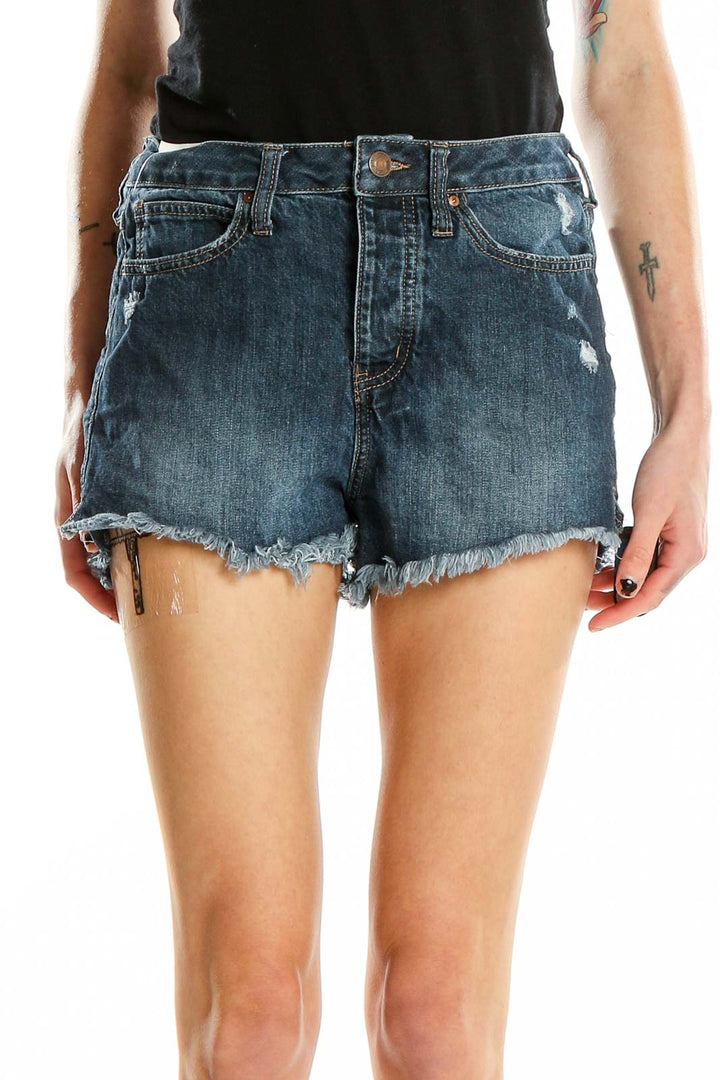 Blue Denim Shorts