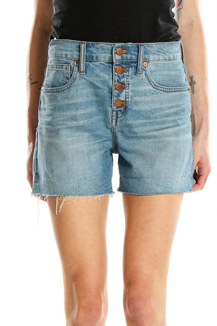 Blue Denim Shorts