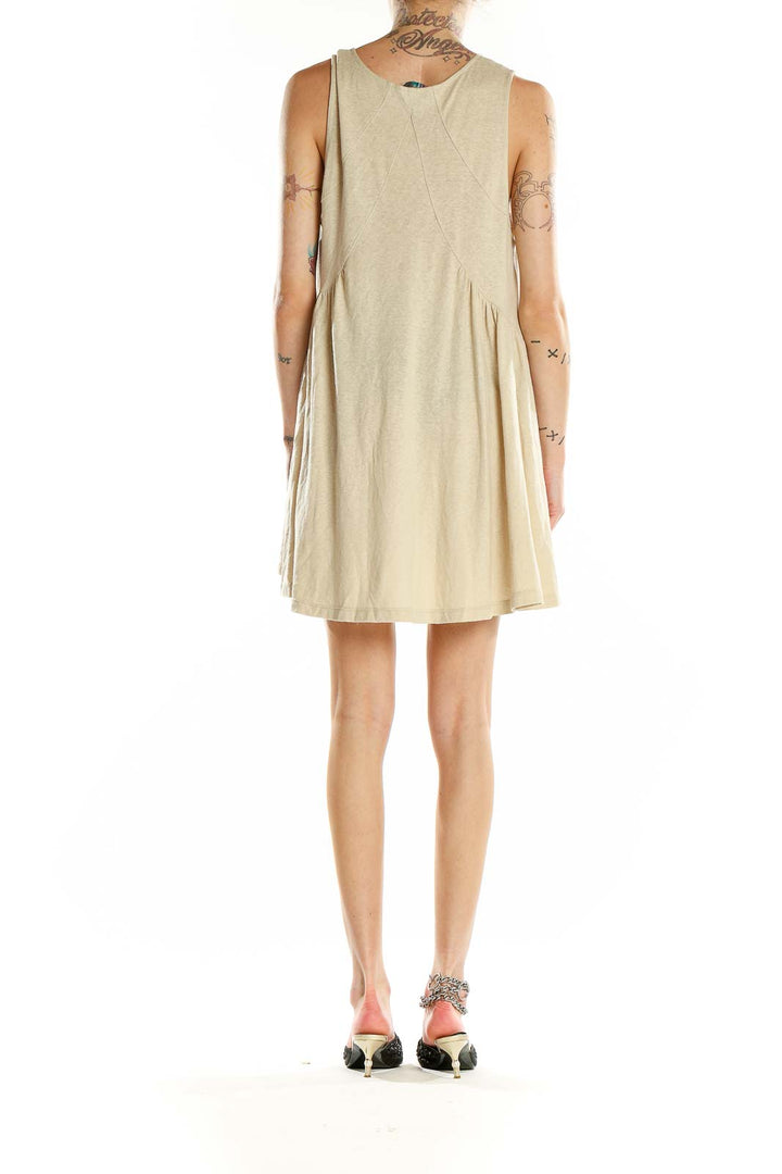 Beige Flare Dress