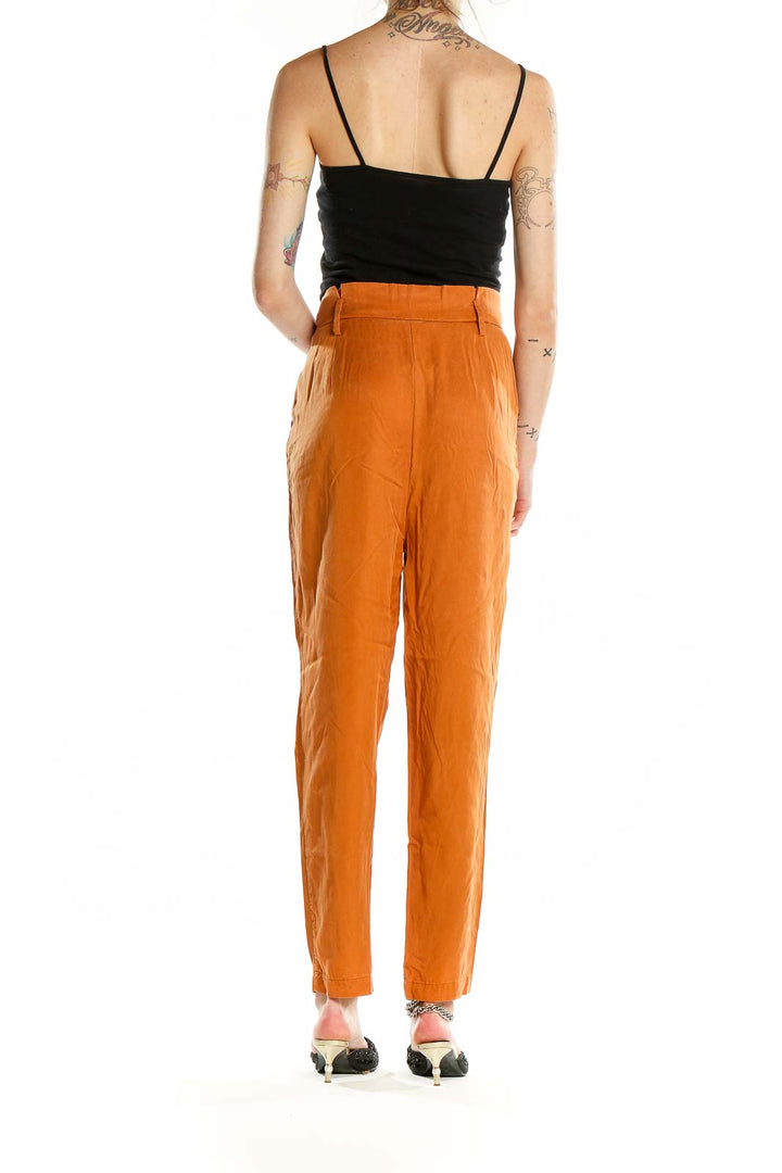 Orange Casual Trousers