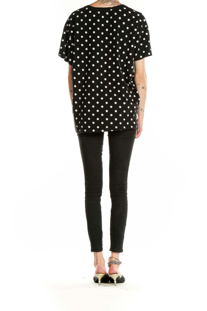 Black Polka Dots T-Shirt