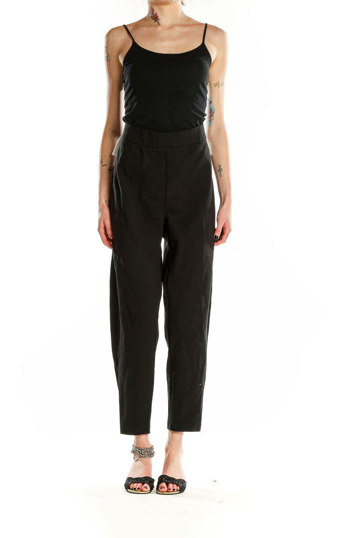 Black Slim Tapered Pants