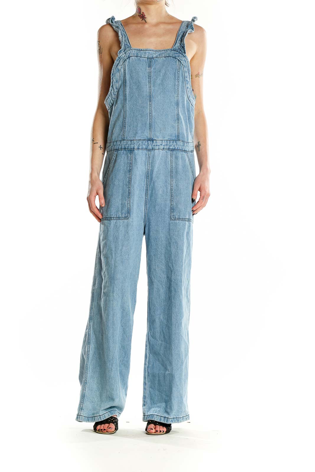 Blue Denim Jumpsuit