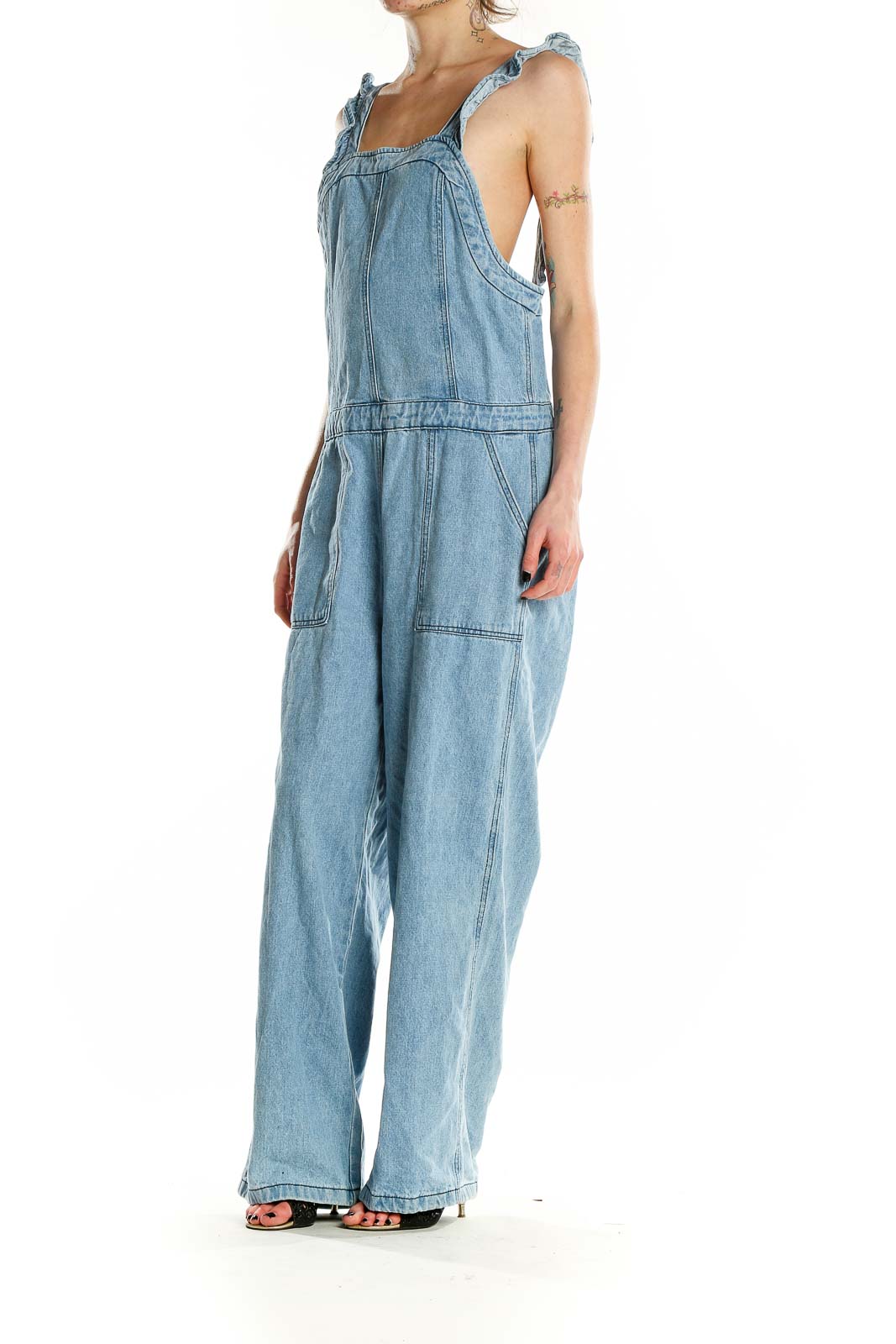 Blue Denim Jumpsuit