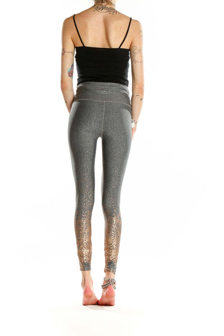 Gray Shimmer Leggings