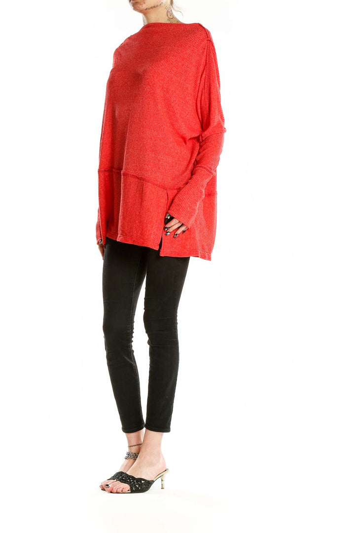 Red Long Sleeve Tunic