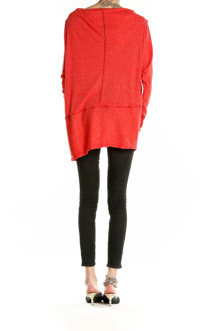 Red Long Sleeve Tunic