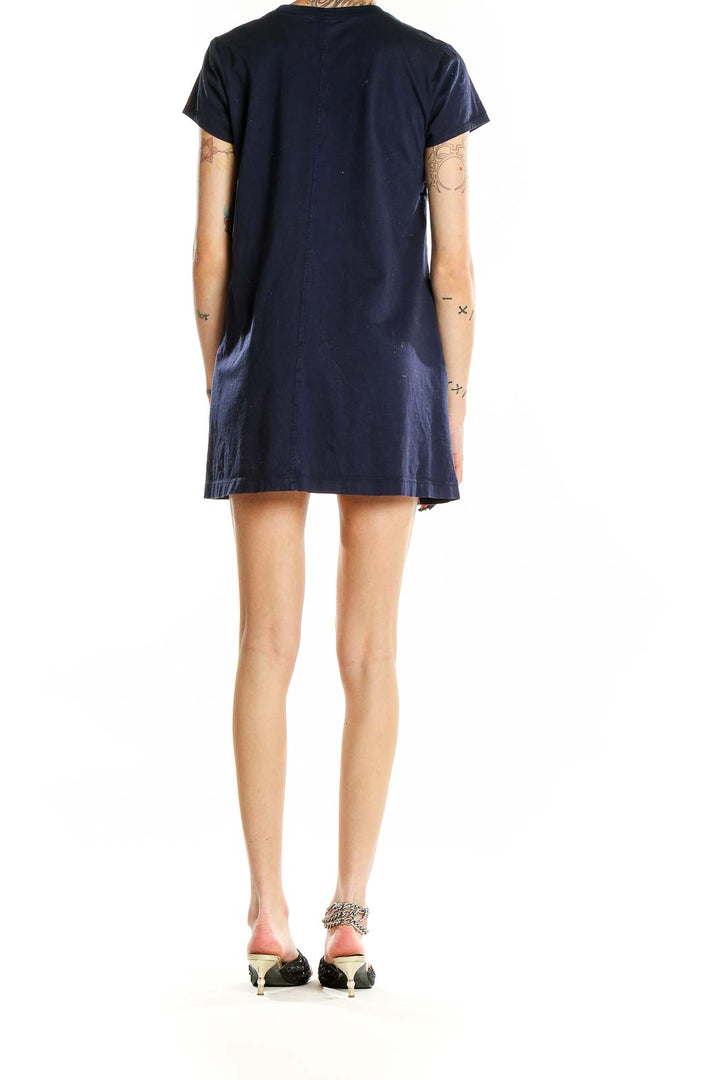 Blue T-Shirt Dress