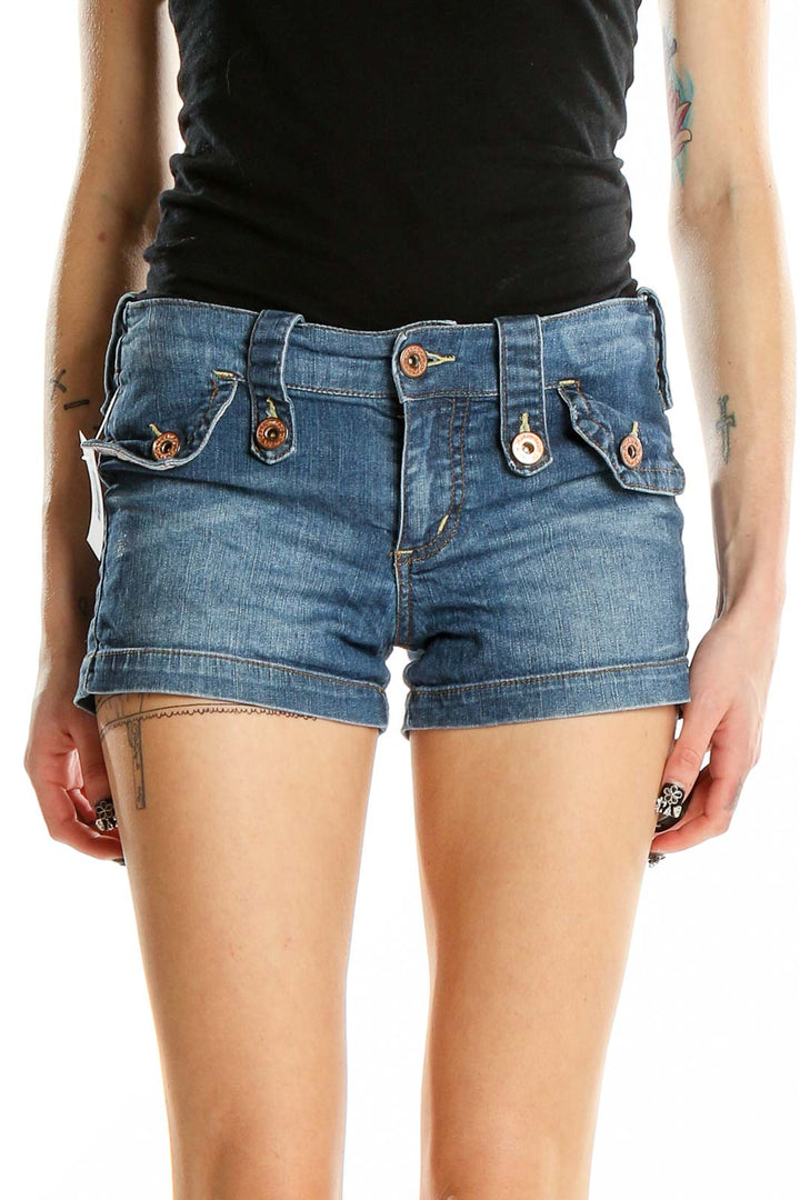 Blue Denim Shorts