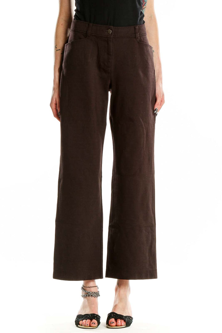 Brown Wide Leg Pants