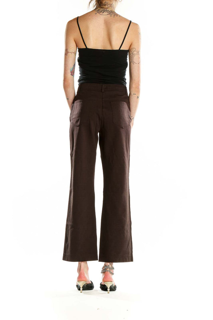 Brown Wide Leg Pants