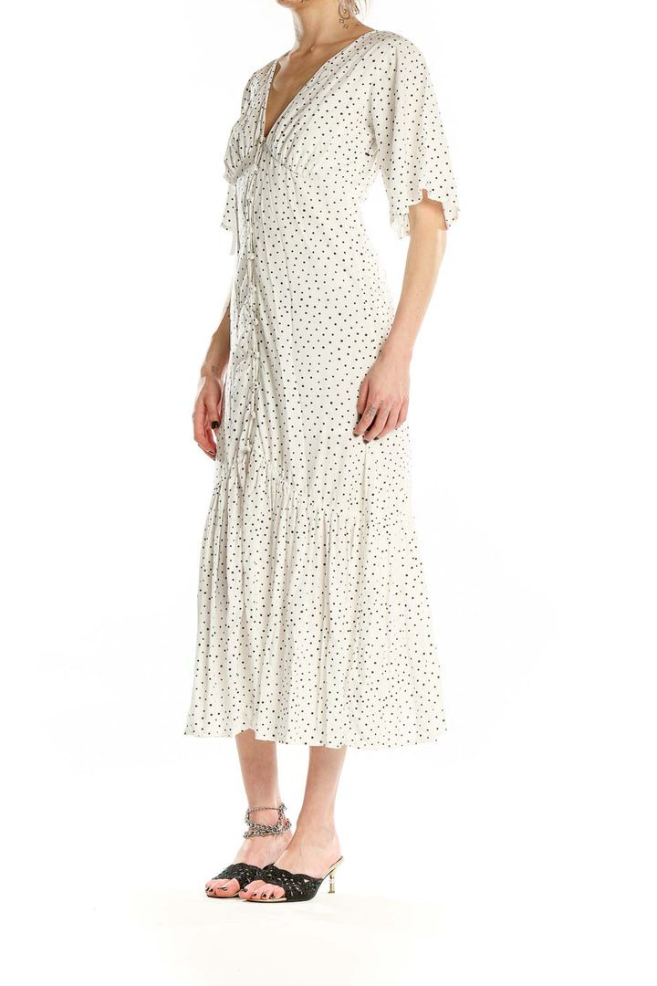 White Polka Dot Dress