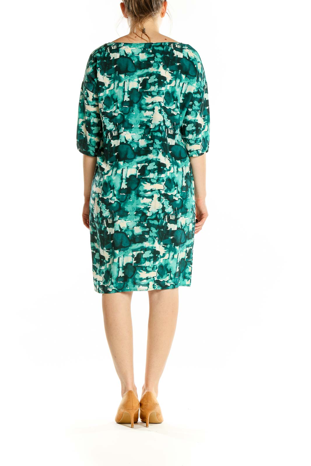 second female green dress Second Female Satina Dress - Lush Meadow, DRESSES