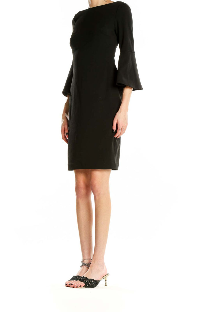 Black Bell Sleeve Dress