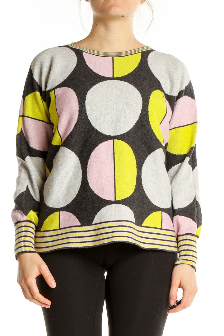 Multicolor Printed Sweater