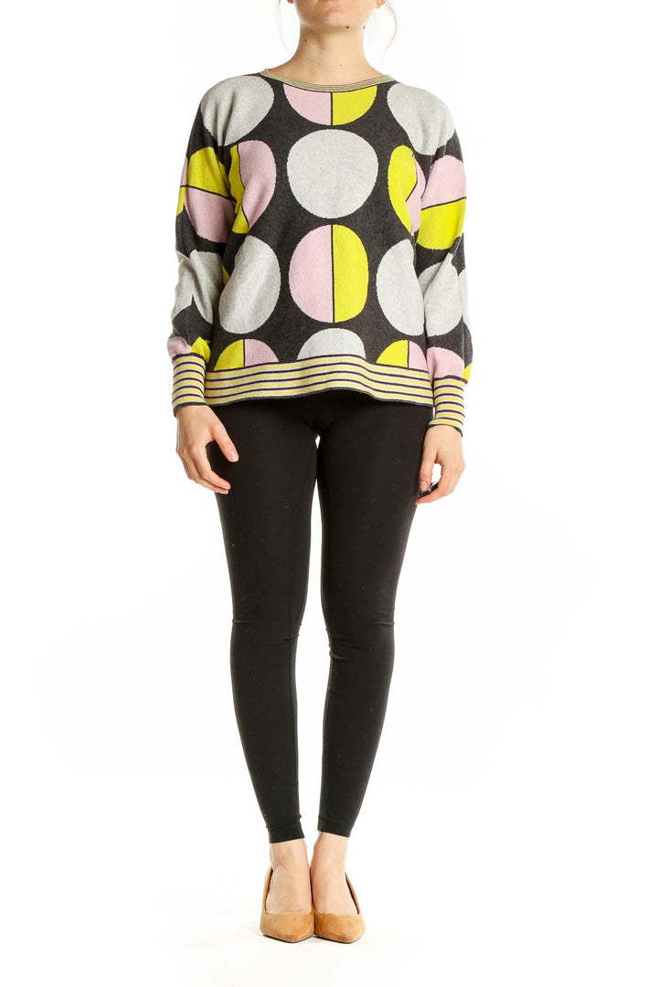 Multicolor Printed Sweater