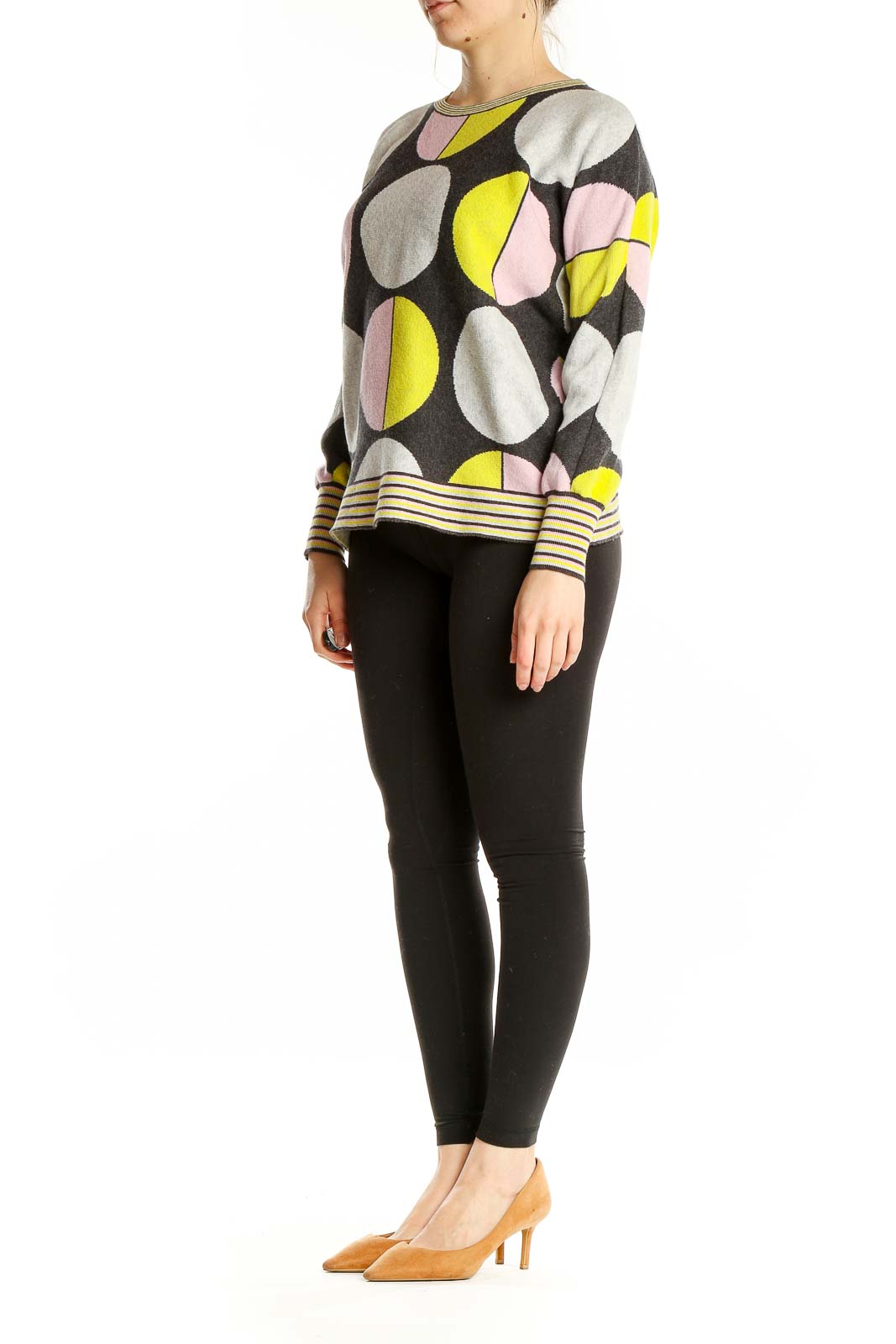 Multicolor Printed Sweater