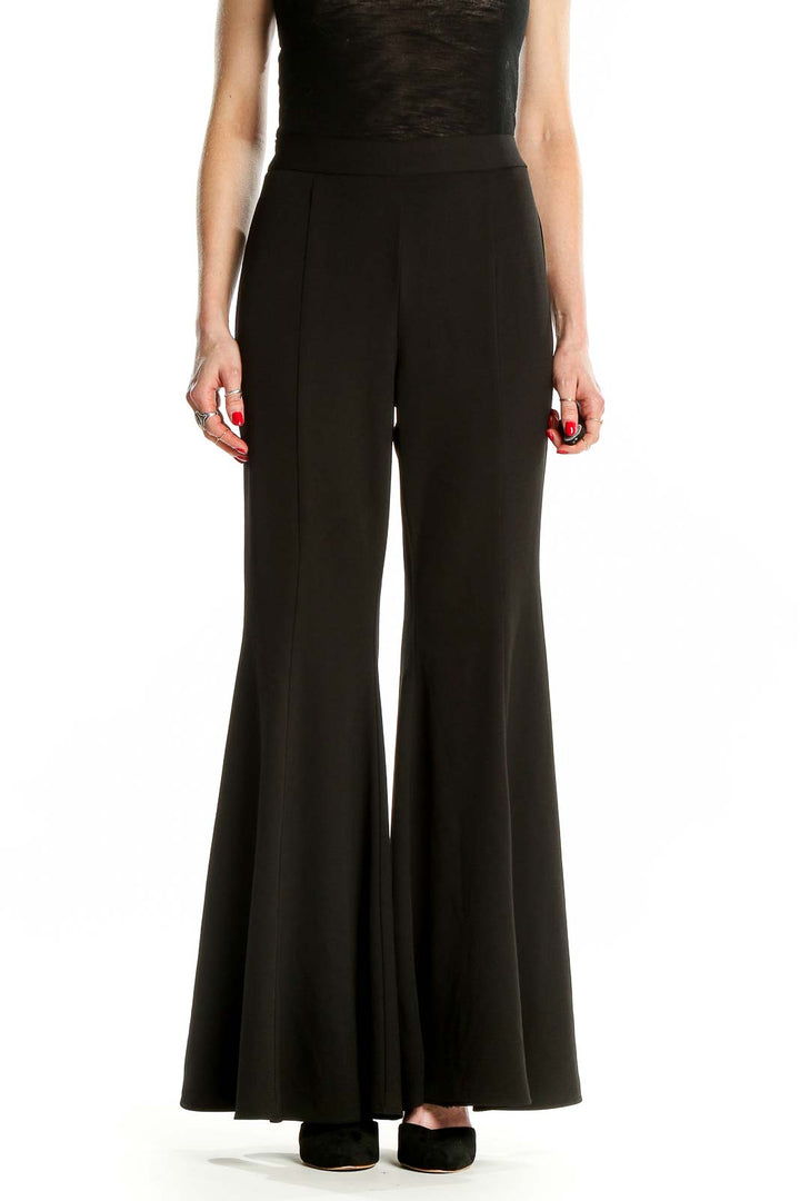 Black Flare Leg Pants