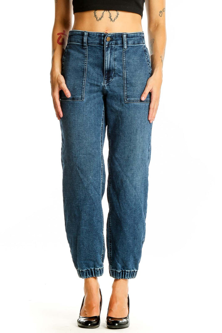 Blue Dark Rinse Jeans