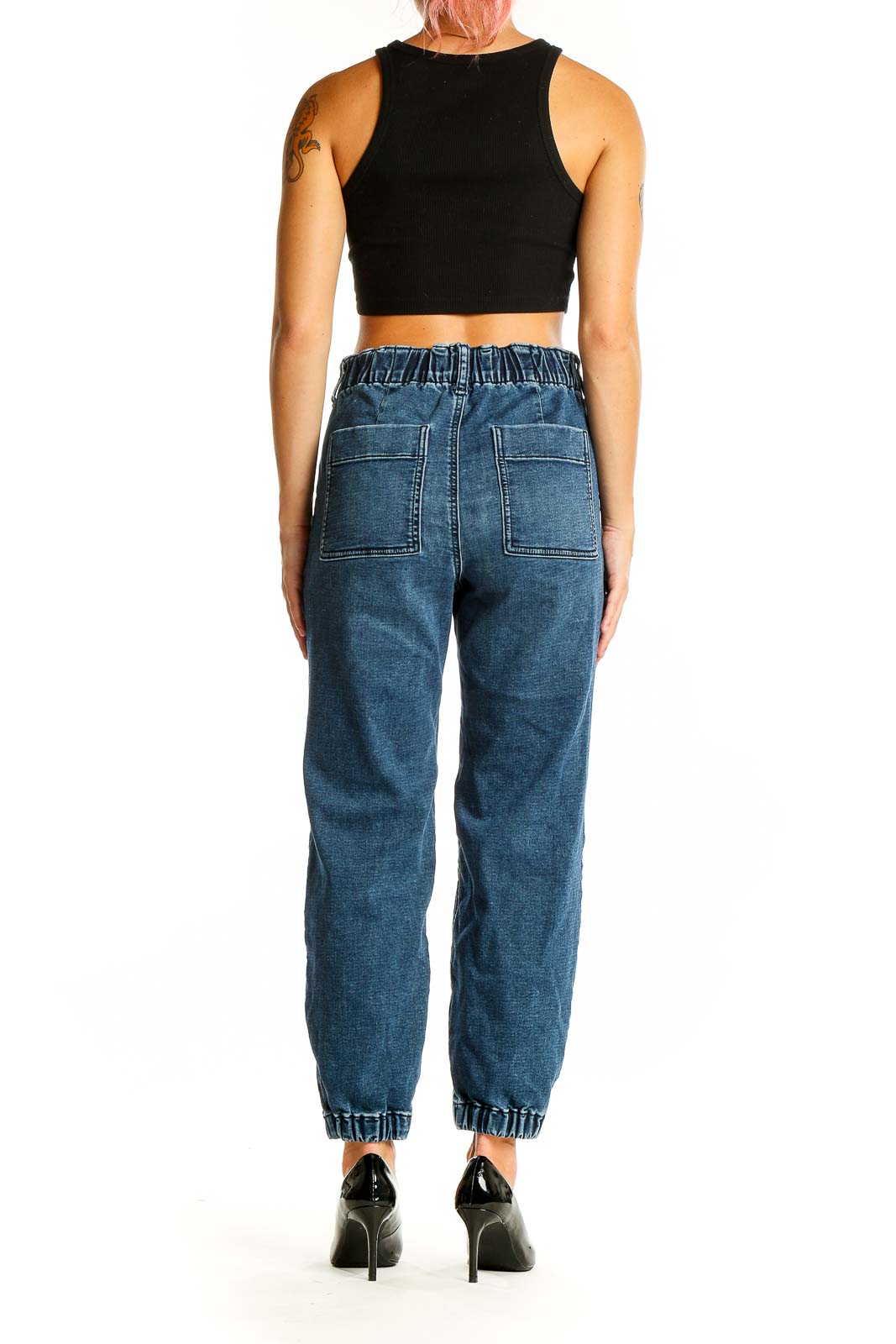 Blue Dark Rinse Jeans