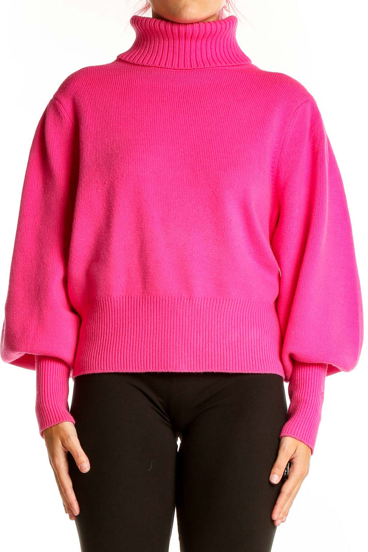 Pink Turtle Neck Sweater