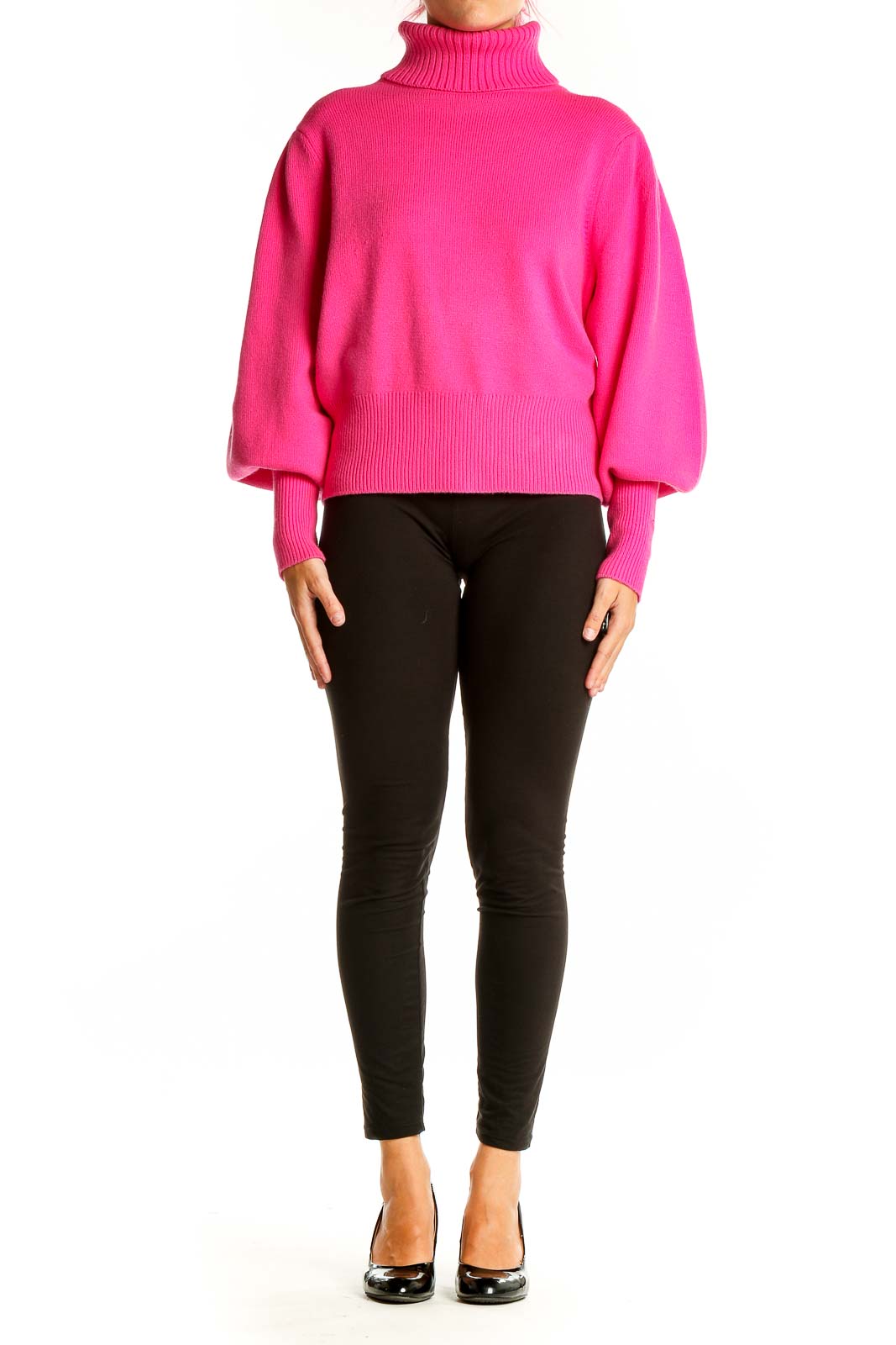 Pink Turtle Neck Sweater