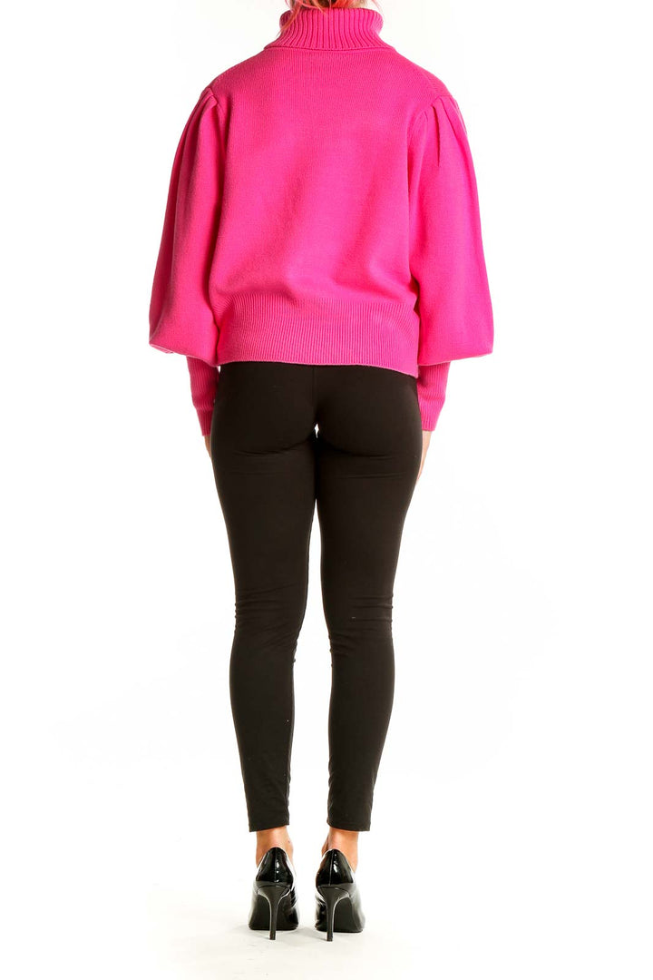 Pink Turtle Neck Sweater