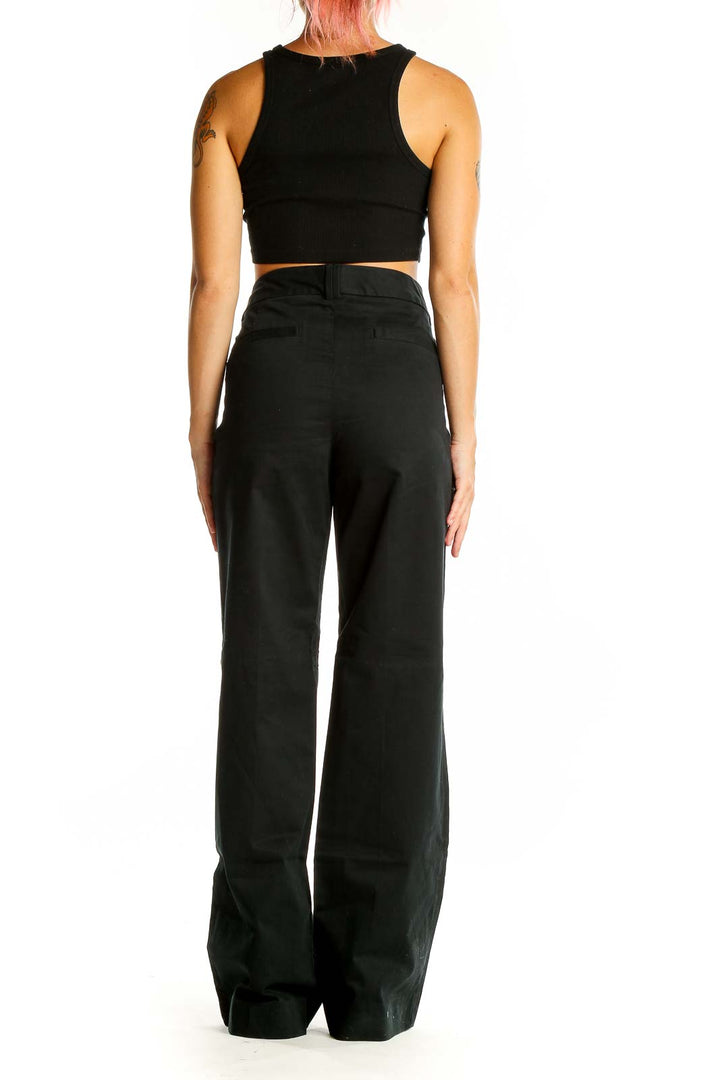 Black Straight Pants