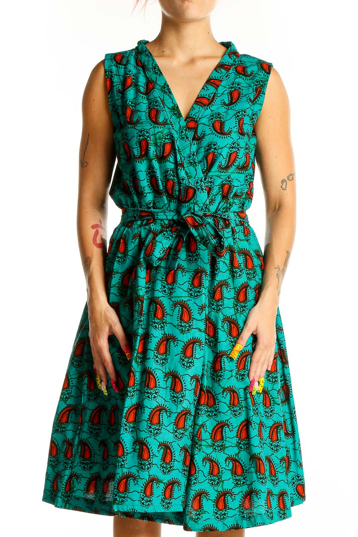 Green Red Brunch Dress