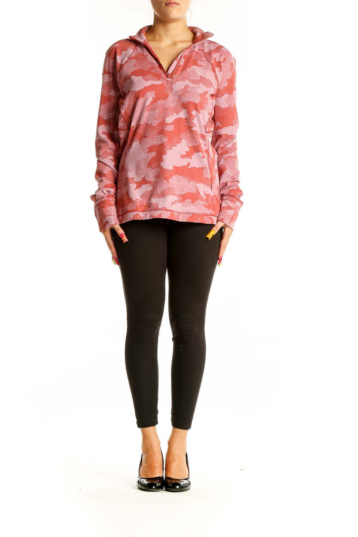 Pink Camouflage Sweater