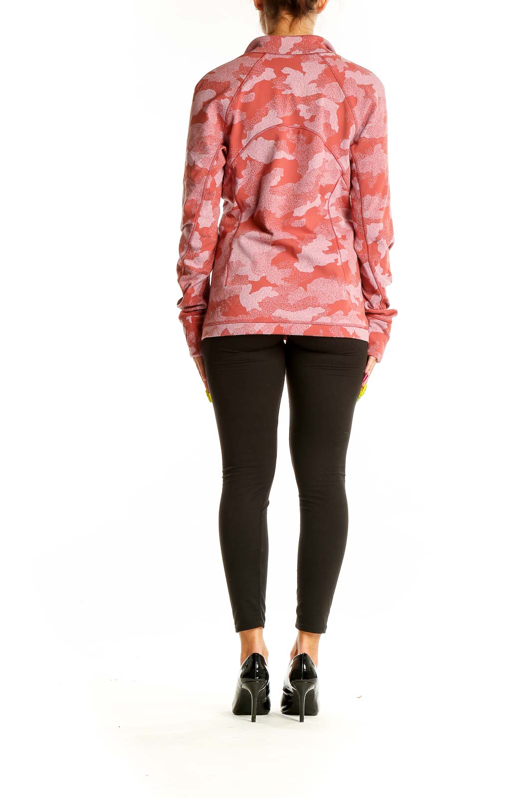 Pink Camouflage Sweater