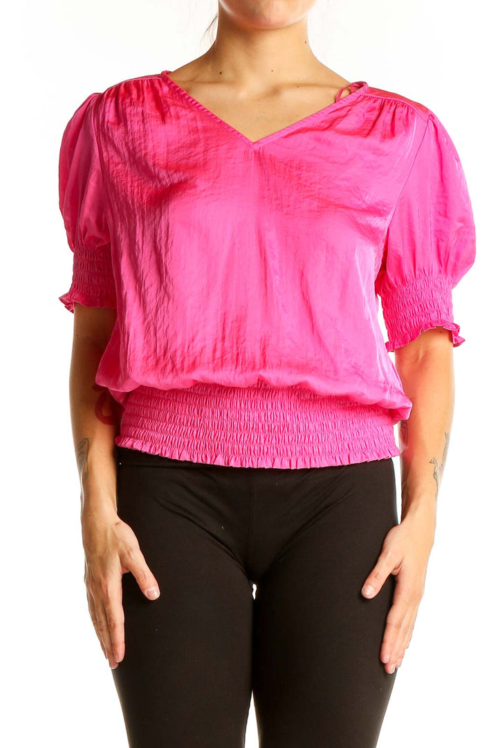 Pink Solid Top