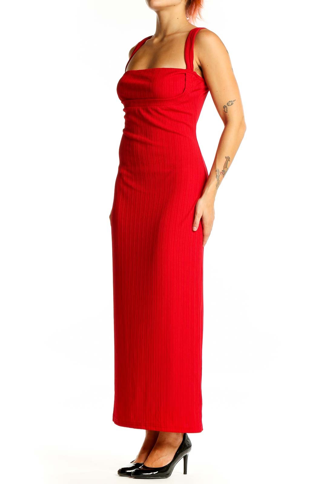 Red Cocktail Party Dress