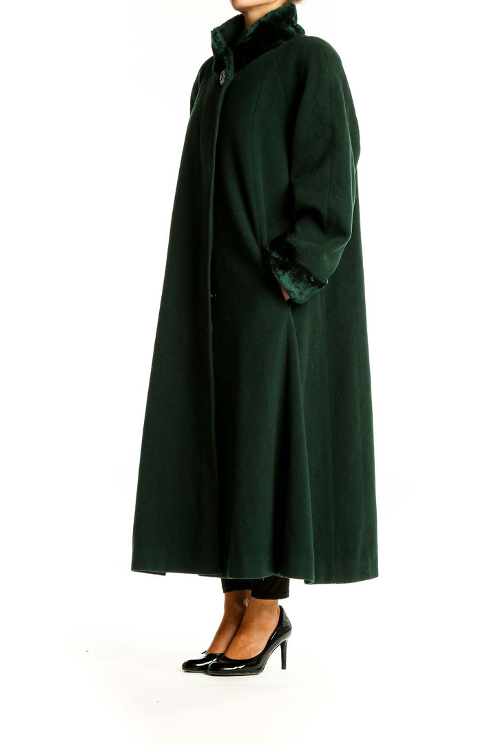 Green Vintage Wool  Coat