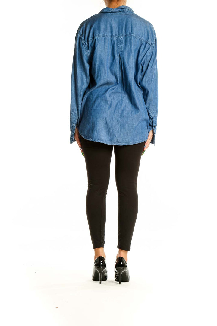 Blue Long Sleeve Shirt