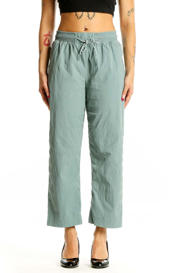 Green Drawstring Pants