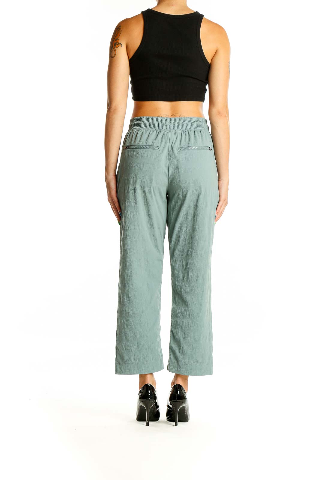 Green Drawstring Pants