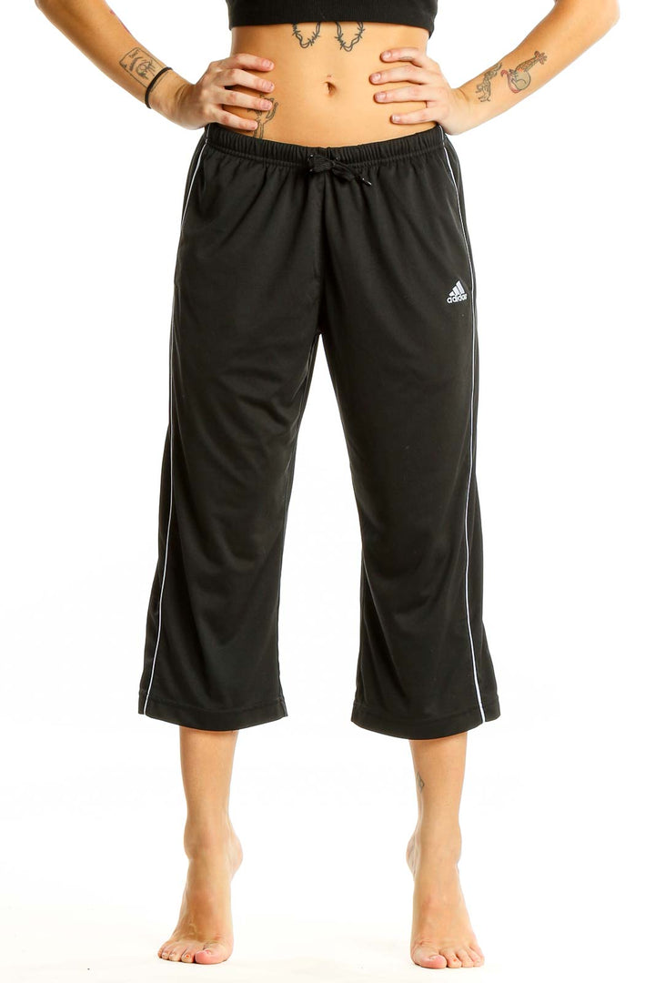 Black Activewear Capri Pants